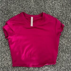 Pink Alo Workout Top